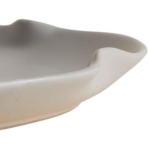 M&S Crimped Scallop Dinner Plate, Cream
