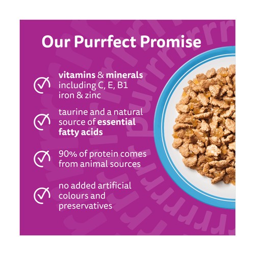 Whiskas 7+ Senior Wet Cat Food Fish Favourites in Jelly