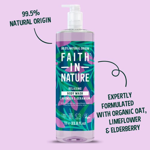 Faith In Nature Body Wash - Lavender & Geranium