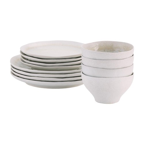 Stellar Stoneware Mylor 12 Piece Dinner Set 