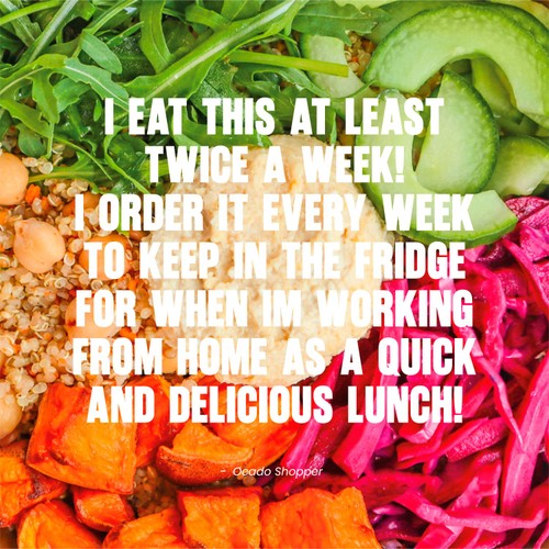 Pollen + Grace Mezze Houmous + Rainbow Veg Salad Bowl