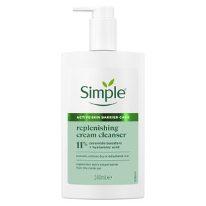 Simple Healthy Skin Barrier Replenishing Cream Cleanser 