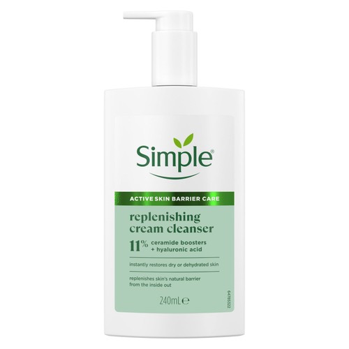 Simple Healthy Skin Barrier Replenishing Cream Cleanser 