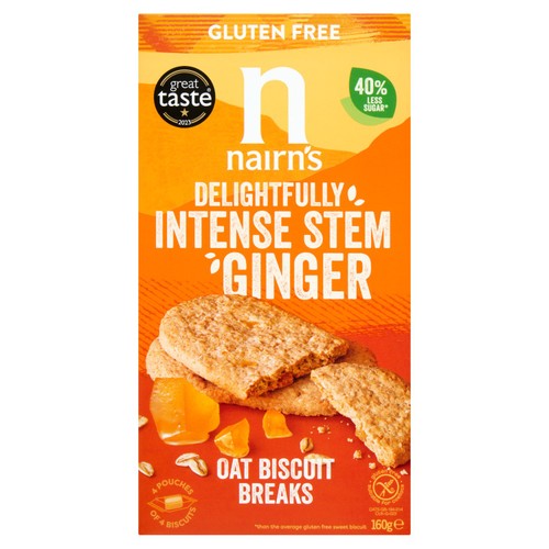 Nairn's Gluten Free Stem Ginger Biscuit Break