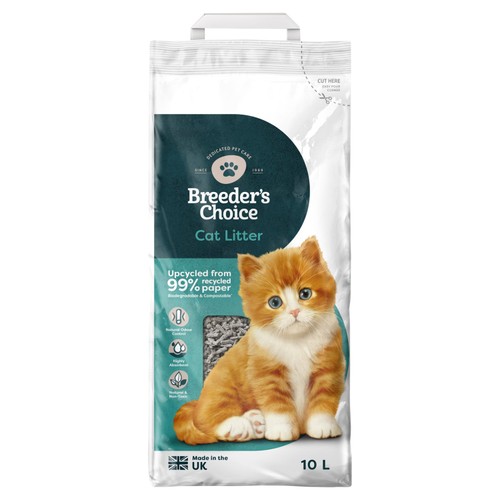 Breeder Celect Paper Non Clumping Cat Litter Ocado