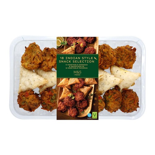 M&S 18 Indian Snack Selection