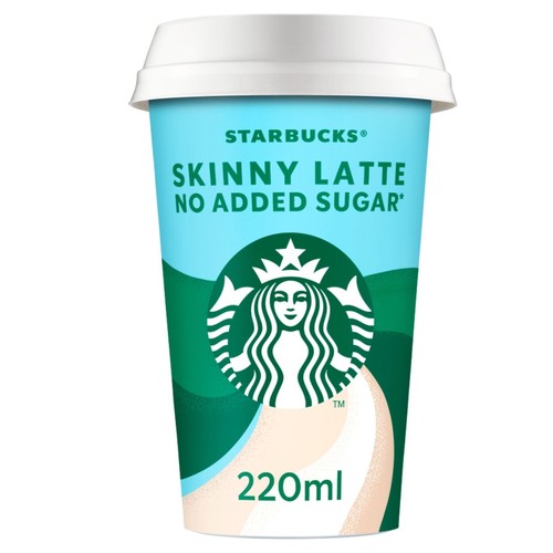 Starbucks Skinny Latte No Added Sugar Iced Coffee