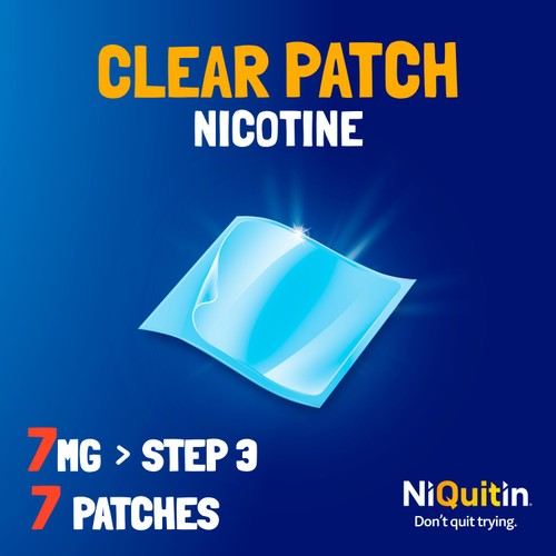 NiQuitin CQ 7mg Clear Patch, Step 3