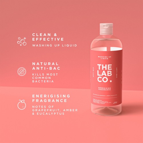 The Lab Co. Energising Washing Up Liquid