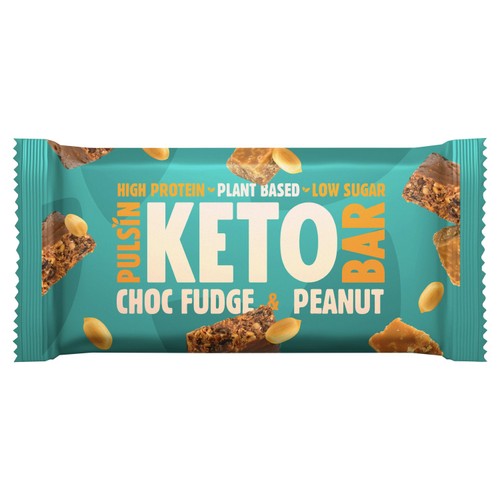Pulsin Choc Fudge & Peanut Vegan Keto Bar