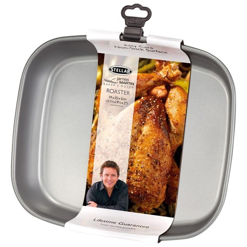 Stellar James Martin, Bakers Collection 29 x 25 x 5cm Roasting Tray