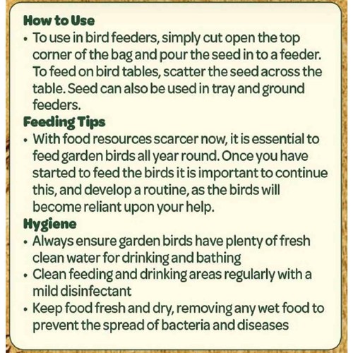 Peckish Natural Balance Seed Mix For Wild Birds