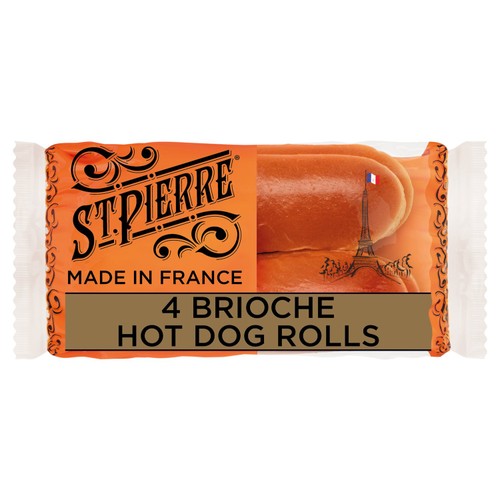 St Pierre Brioche Hot Dog Rolls St Pierre Brioche Hot Dog Rolls