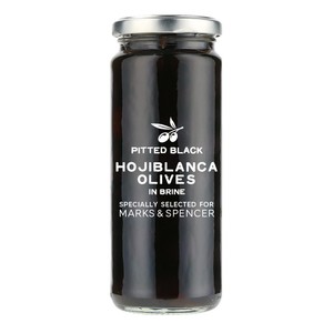 M&S Pitted Black Hojiblanca Olives