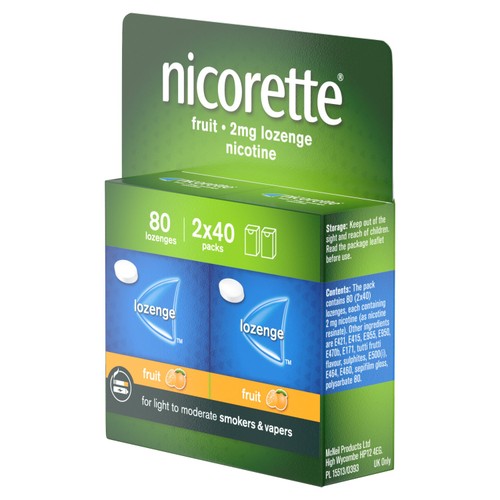Nicorette Fruit 2mg Nicorette Lozenge 