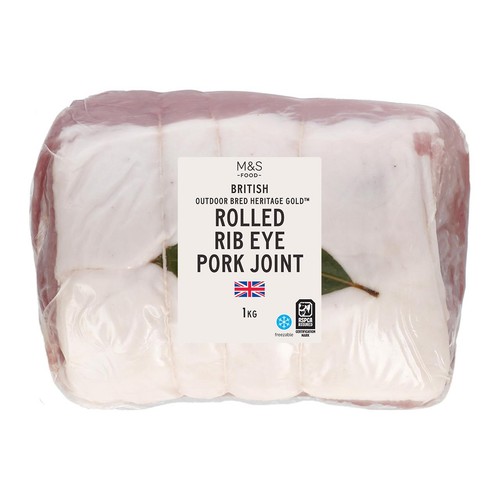 M&S Heritage Gold Outdoor Bred Rolled Rib Eye Joint