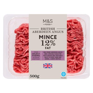 M&S Select Farms Aberdeen Angus Beef Mince 12% Fat