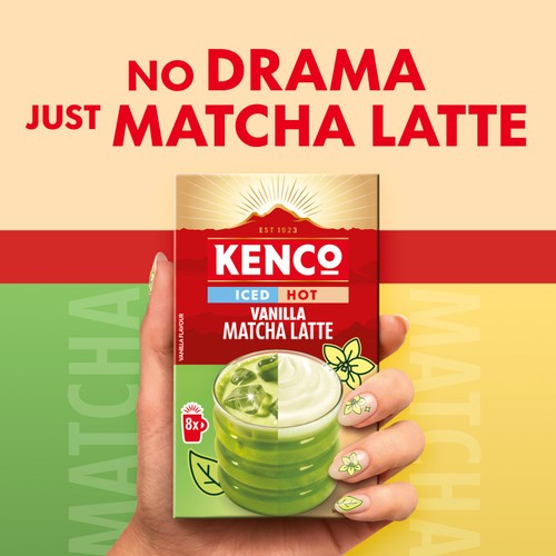Kenco Iced Hot Vanilla Latte Instant Coffee Sachets