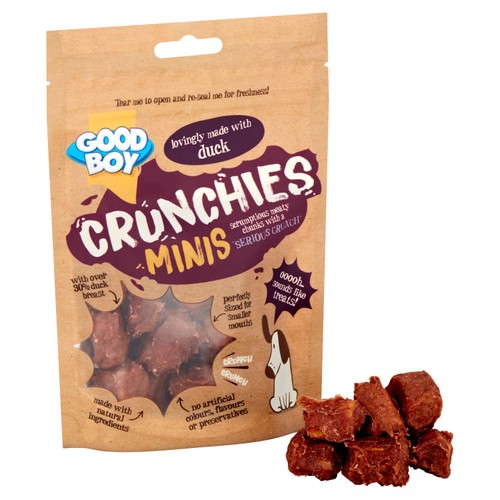 Good Boy Crunchies Duck Mini Reward Dog Treats