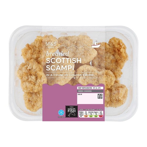 M&S Breaded Scottish Scampi