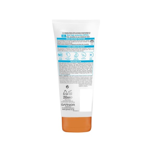 Ambre Solaire Kids Sensitive Sun Protection Lotion SPF 50+