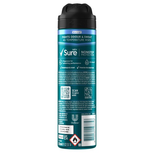 Sure Men 72hr Nonstop Protection Invisible Ice Antiperspirant Deodorant