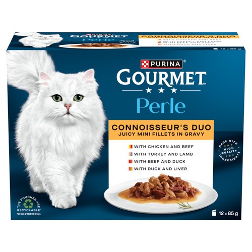 Gourmet Perle Connoisseur's Collection in Gravy Wet Cat Food