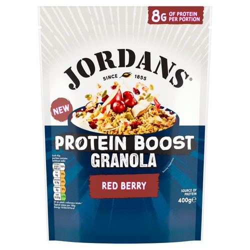 Jordans Protein Boost Red Berry Granola