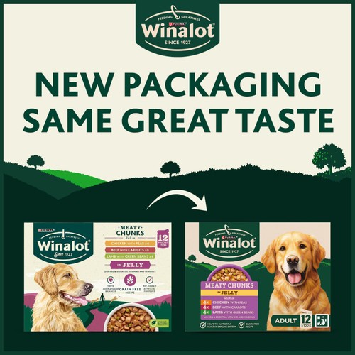 Winalot Meaty Chunks Mixed in Jelly Wet Dog Food