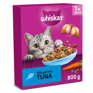 Whiskas 1+ Adult Dry Cat Food Tuna