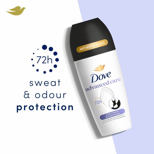 Dove Women Advanced Antiperspirant Deodorant Roll on Invisible Dry