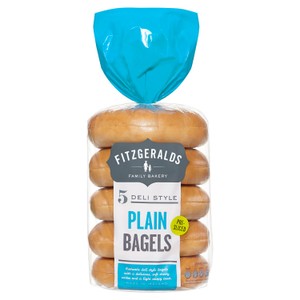 Fitzgeralds Poppy Seeded Sliced Bagels