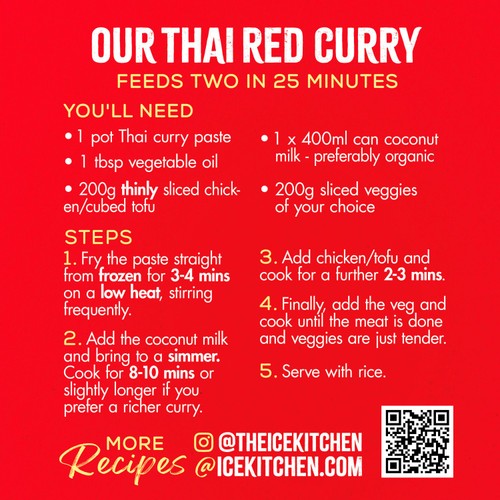 Ice Kitchen - Thai Red Curry Paste