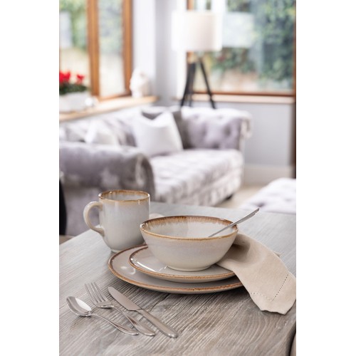 Mason Cash Reactive Cream Dinner Plate