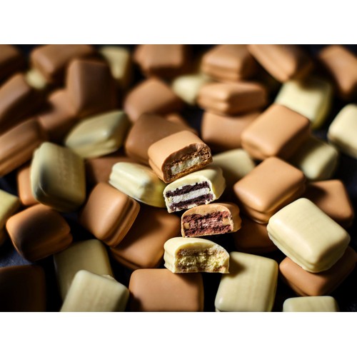 M&S Outrageously Chocolatey Blond Chocolate Coated Bourbon Creams