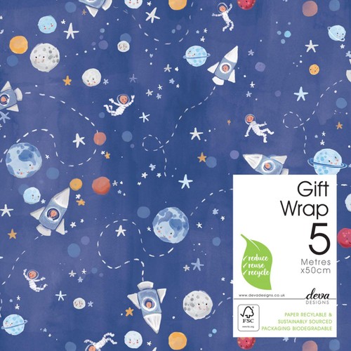 In Space Gift Wrap Roll