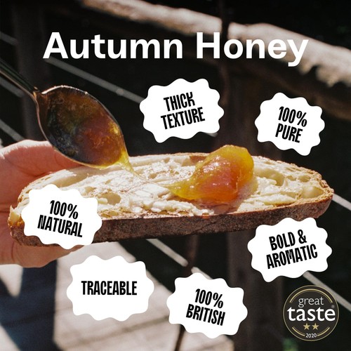 Black Bee Honey British Autumn Heather Honey