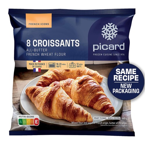 Picard 8 Croissants All Butter