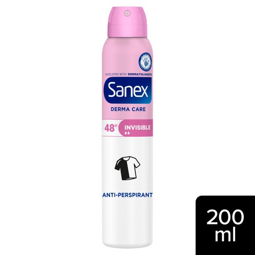 Sanex Derma Care+ Invisible 48-Hour Antiperspirant Spray Deodorant
