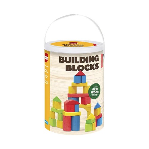Hoot Wooden Building Blocks 100pk