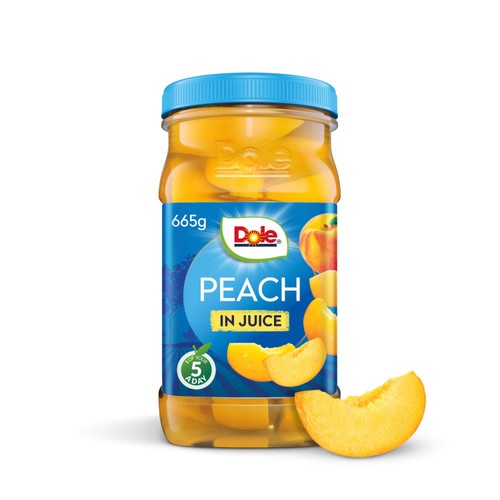 Dole Peach in Juice Jar