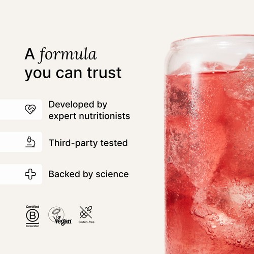 Huel Daily A-Z Cherry & Raspberry Sparkling Multivitamin Energy Drink