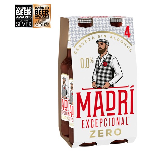 Madri Excepcional 0.0% Premium Lager Beer