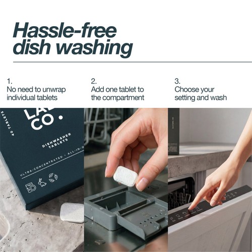 The Lab Co. Dishwasher Tablets Fragrance Free 
