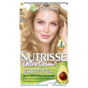 Garnier Nutrisse 9 Light Blonde Permanent Hair Dye