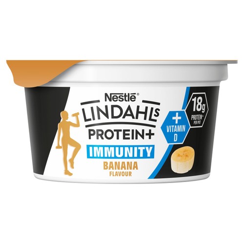 Lindahls Protein Banana Immunity Yoghurt