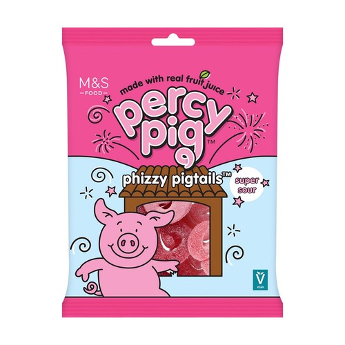 M&S Percy Pig Phizzy Pigtails