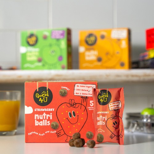 Good4u Nutri Balls Strawberry Multipack