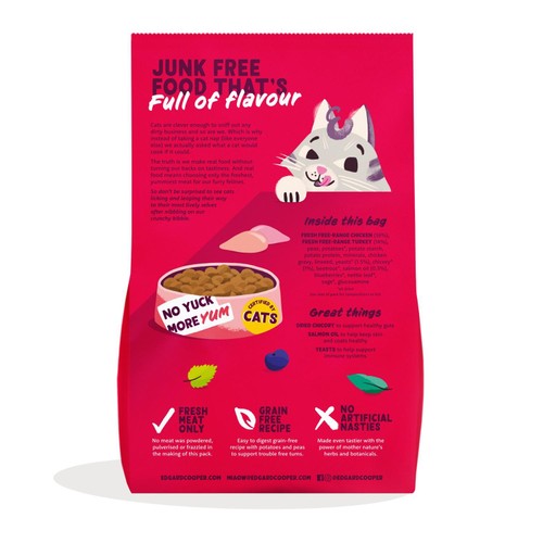 Edgard & Cooper Cat Dry Food Senior Chicken & Turkey