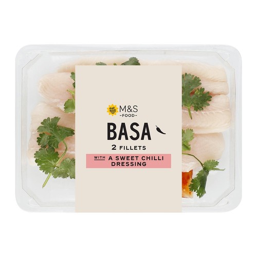 M&S Basa With a Sweet Chilli Dressing 